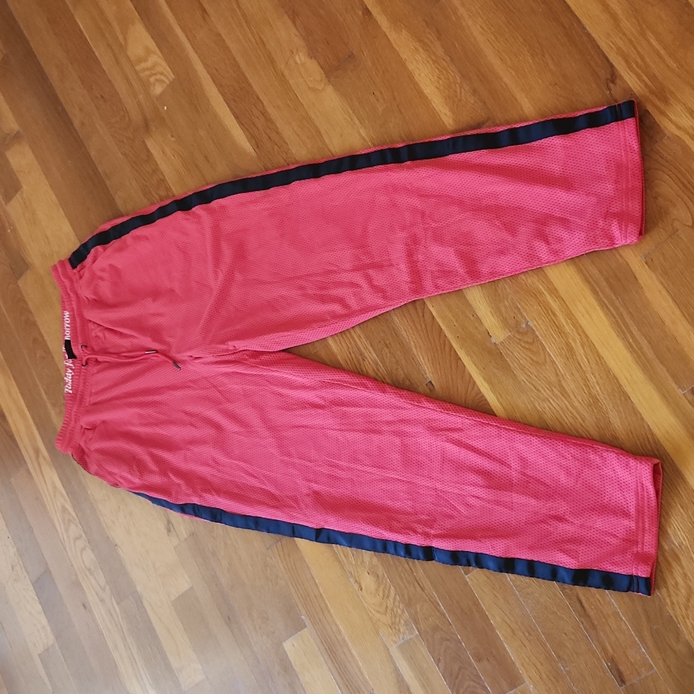 Publish Red Mesh Athletic Pants NWT